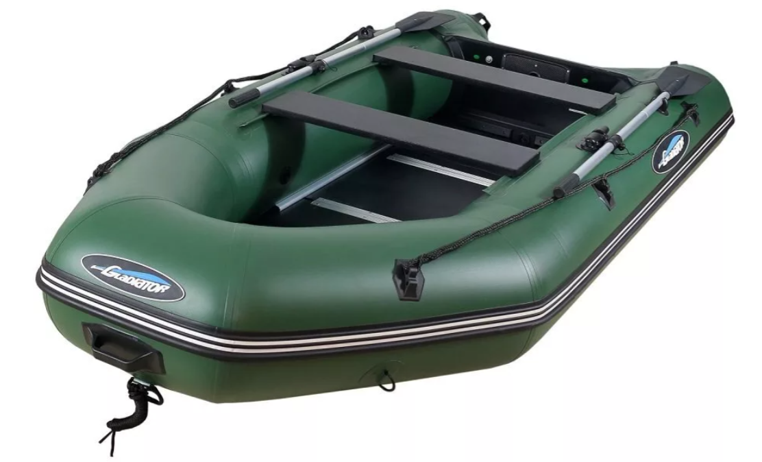 МОТОРНО-ГРЕБНАЯ ЛОДКА ПВХ GLADIATOR А 340 ТК С ФАНЕРНЫМ ПОЛОМ в Астрахани