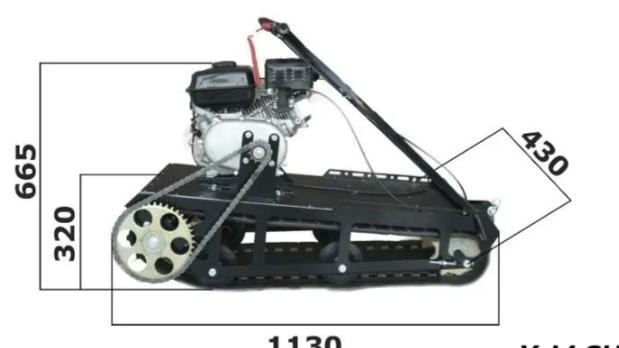 Мотобуксировщик XTREME-MOTORS "Конек-Горбунок" 6.5 л.с. в Астрахани