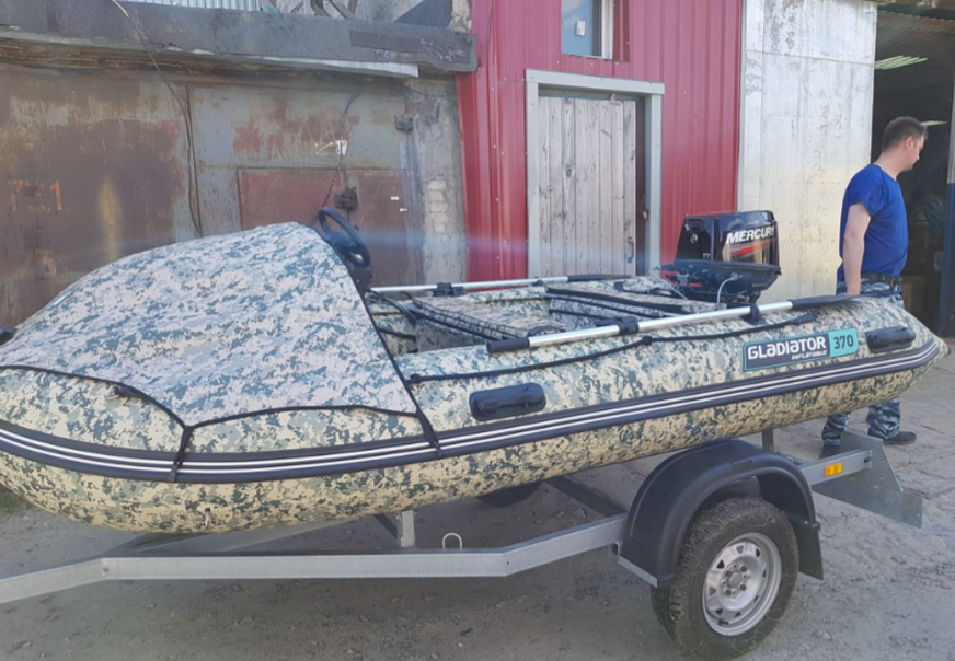 НАДУВНАЯ ЛОДКА GLADIATOR C370AL в Астрахани