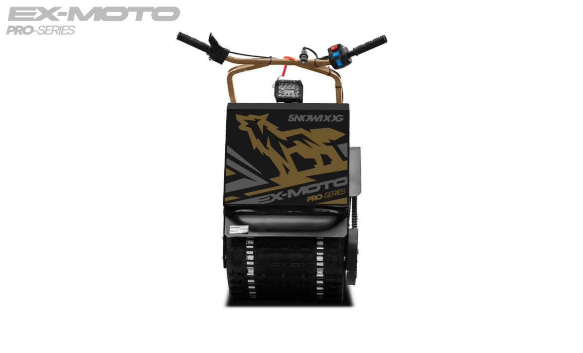 Мотобуксировщик EX-MOTO SNOWDOG S380 8л.с. в Астрахани