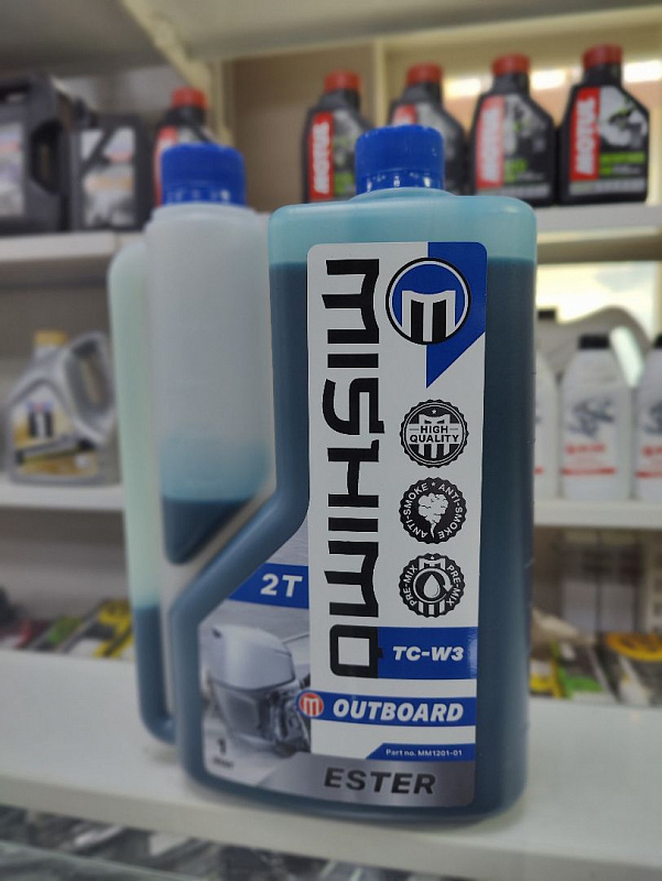 Масло MISHIMO 2T OUTBOARD (ESTER) полусинтетика 1 л в Астрахани