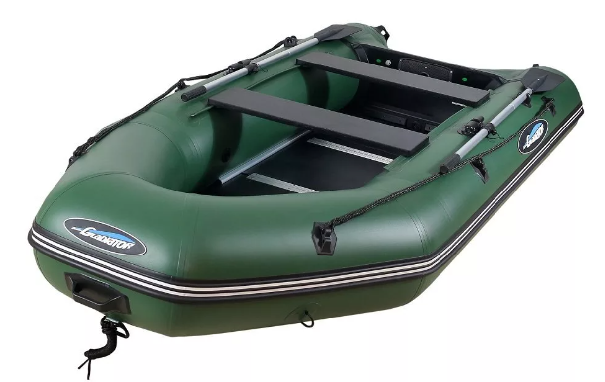 МОТОРНО-ГРЕБНАЯ ЛОДКА ПВХ GLADIATOR A 320 ТК С ФАНЕРНЫМ ПОЛОМ в Астрахани
