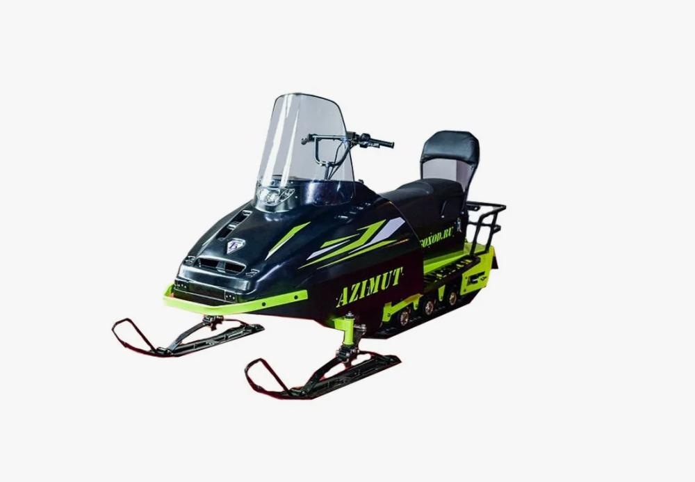 Миниснегоход Бурлак Азимут 20 л.с. , эл.запуск, реверс, тормоз гидравл, капот черный в Астрахани