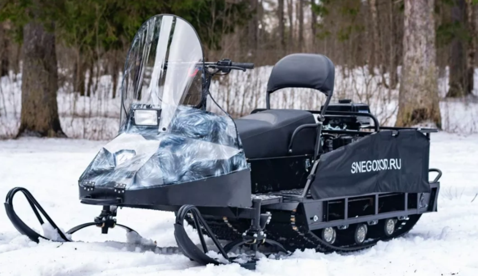 Миниснегоход Егерь Экспедитор 20 л.с. , реверс, тормоз, капот белый в Астрахани