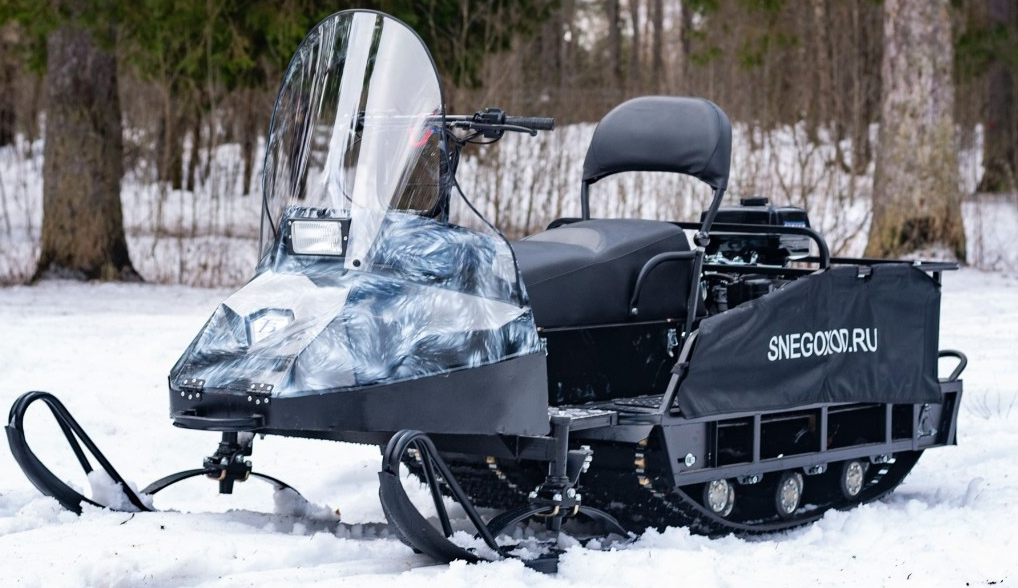 Миниснегоход Бурлак Егерь Экспедитор 15 л.с. , реверс, тормоз, капот белый в Астрахани