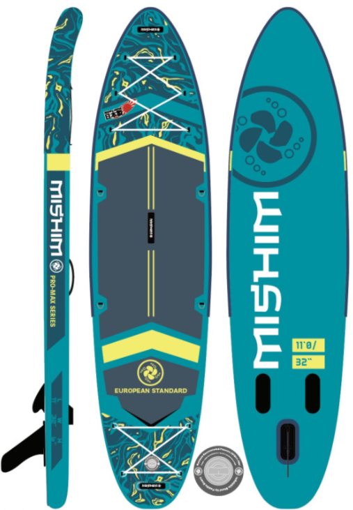 SUP (САП) Доска MISHIMO PRO-MAX Light Teal 12,6’ (385см) в Астрахани