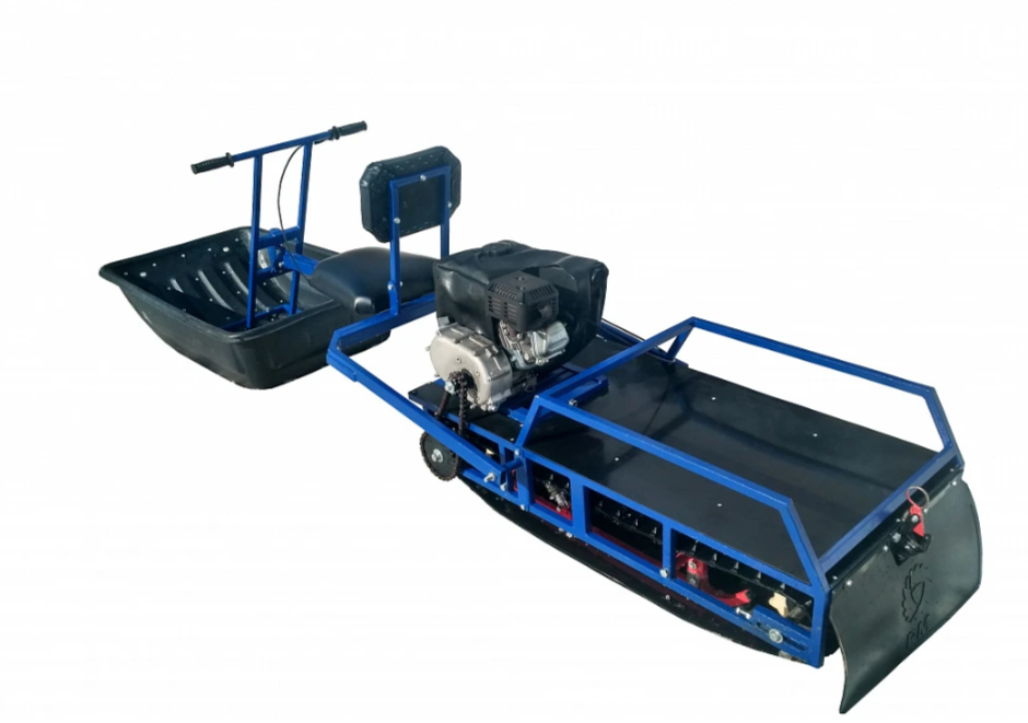 Мотобуксировщик толкач Альбатрос-XL8 с модулем. С фарой, тележки в Астрахани