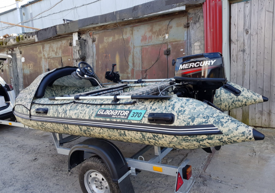 НАДУВНАЯ ЛОДКА GLADIATOR C370AL в Астрахани