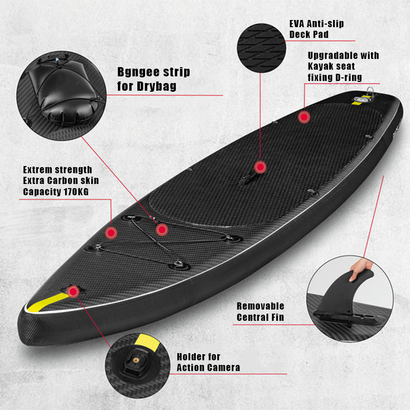 SUP (САП) ДОСКА MISHIMO CARBON DARKSIDE 10.6’ (325СМ) в Астрахани