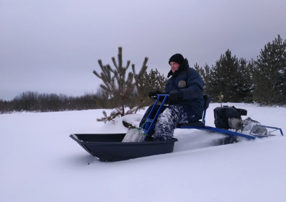 Мотобуксировщик толкач Альбатрос-XL8 с модулем. С фарой, тележки в Астрахани