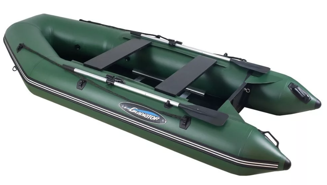 МОТОРНО-ГРЕБНАЯ ЛОДКА ПВХ GLADIATOR А 340 ТК С ФАНЕРНЫМ ПОЛОМ в Астрахани