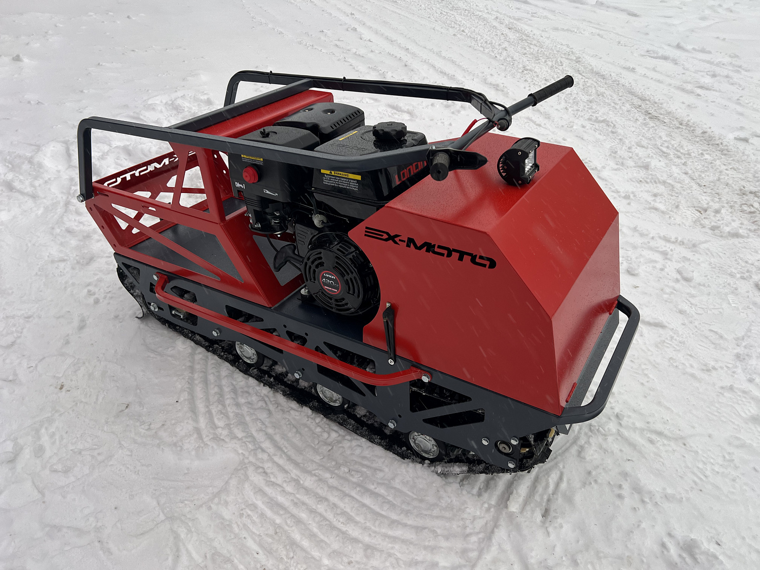 Мотобуксировщик EX-MOTO SNOWDOG S500 15л.с в Астрахани