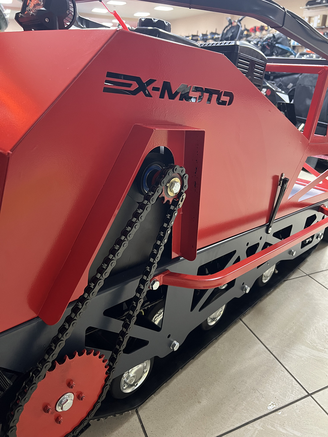 Мотобуксировщик EX-MOTO SNOWDOG S500 15л.с в Астрахани