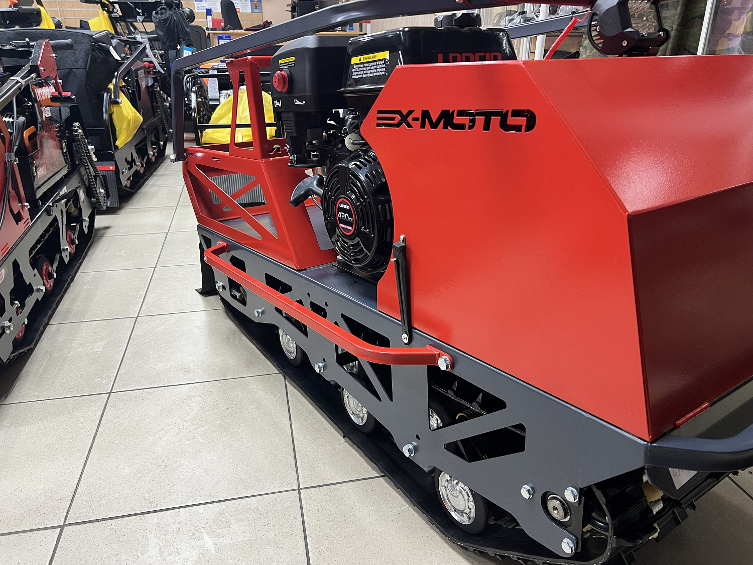 Мотобуксировщик EX-MOTO SNOWDOG S500 15л.с в Астрахани