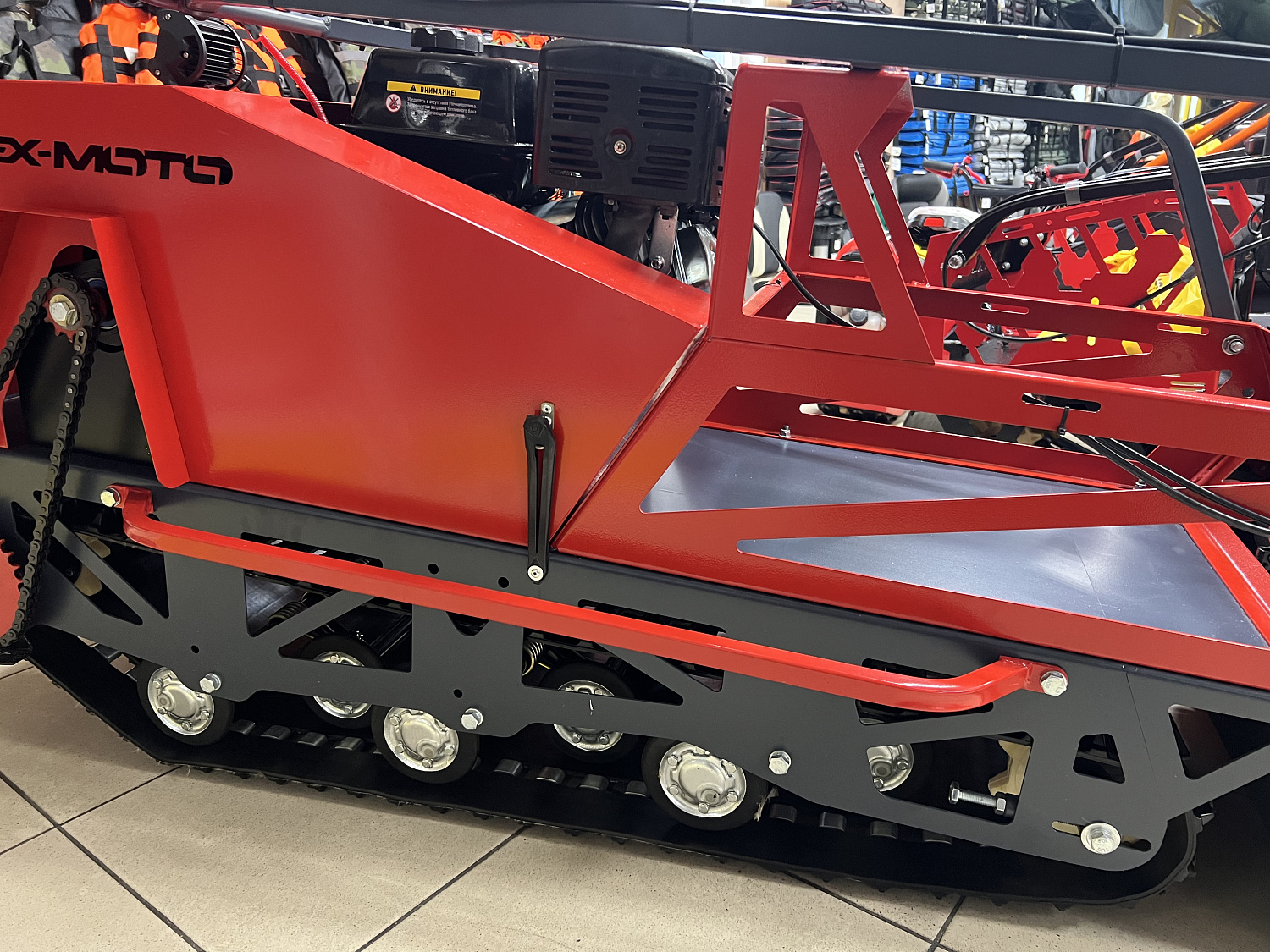 Мотобуксировщик EX-MOTO SNOWDOG S500 15л.с в Астрахани