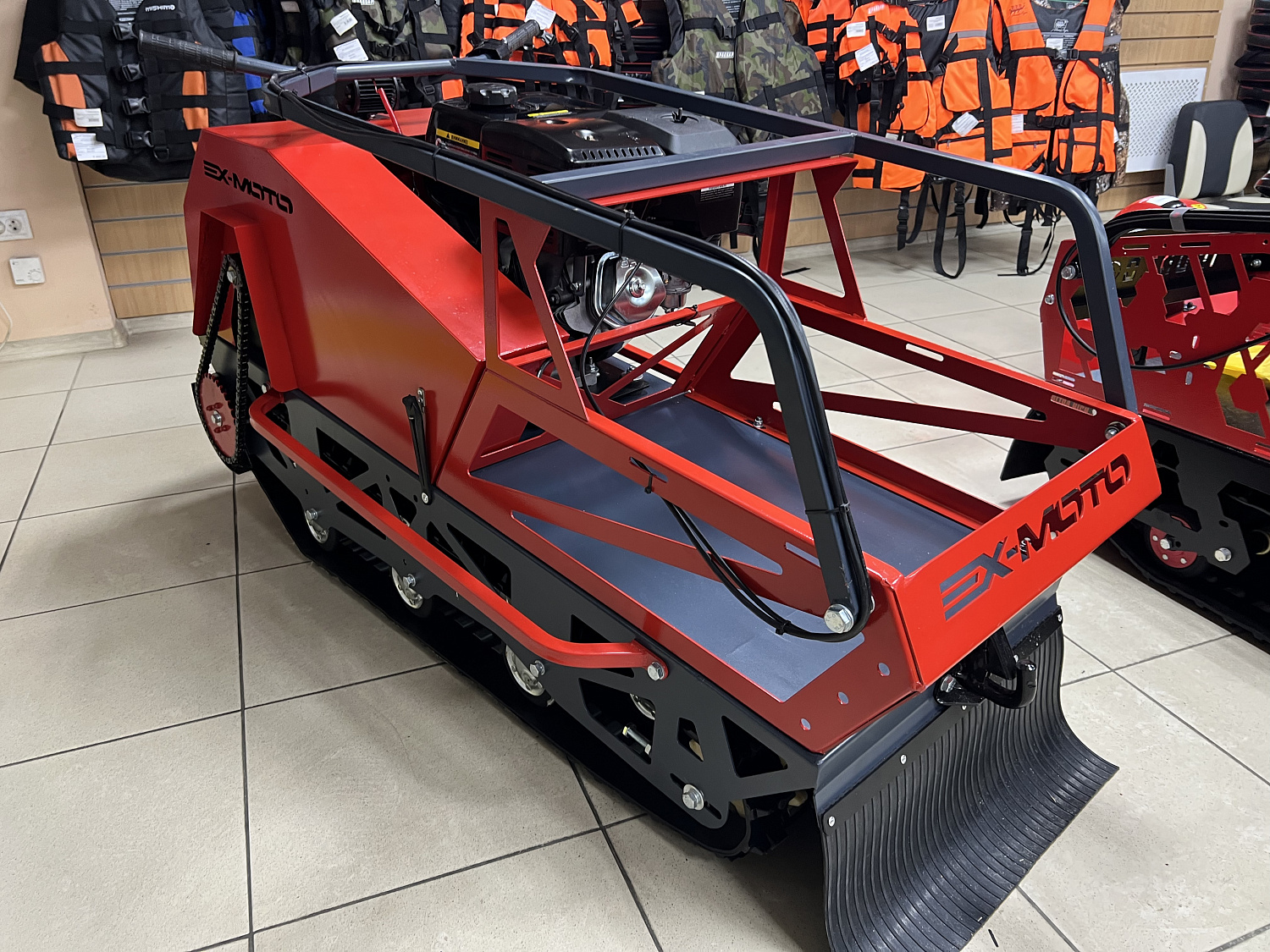 Мотобуксировщик EX-MOTO SNOWDOG S500 15л.с в Астрахани