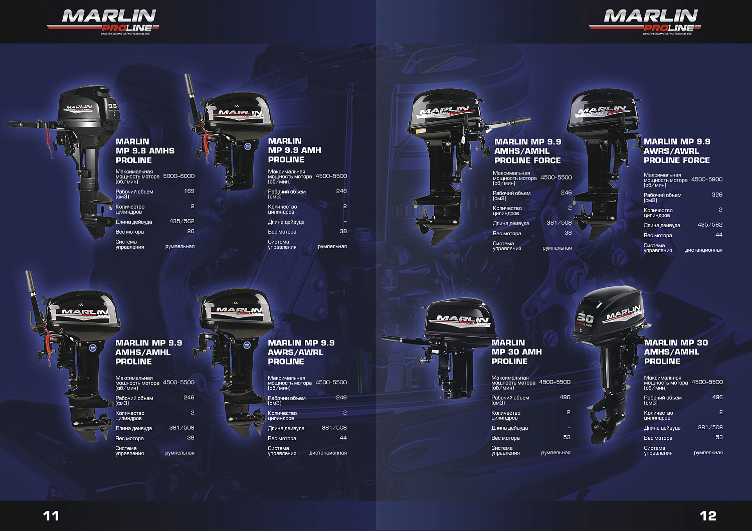 Лодочный мотор MARLIN PROLINE MP 30 AWR в Астрахани